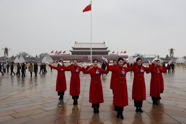 China's NPC opening session at the Great Hall of the People, in Beijing
