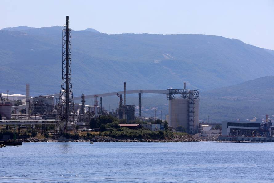 Rijeka: INA rafinerija nafte u Urinju