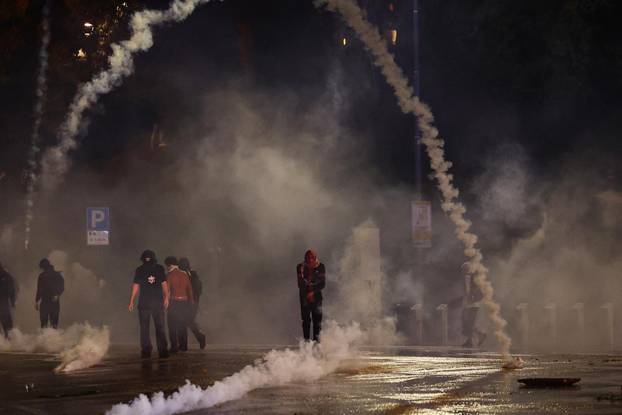 FIFA World Cup - UEFA Qualifiers - Protesters rally against the Israeli national team