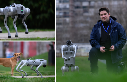 VIDEO Robopsa izveli u šetnju u Velikoj Gorici: 'Ima našu pamet,  mogao bi pomoći u spašavanju'