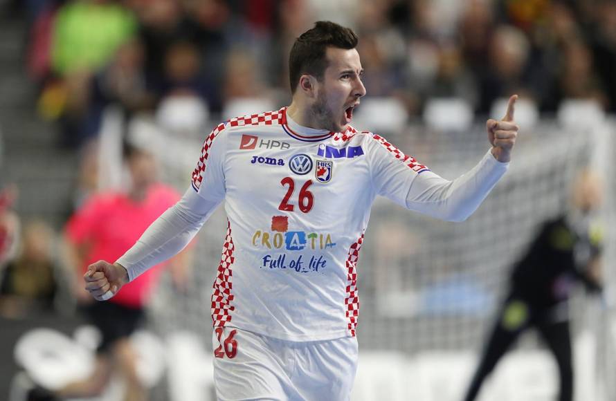 firo: 23.01.2019, Handball: World Cup World Cup Main Round France - Croatia, Croatia