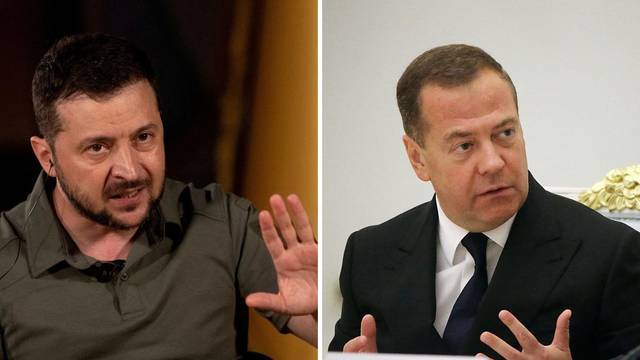 Medvedev opet u elementu: Sve će se  vratiti kući! Vođa  u zelenoj neopranoj odjeći je histeričan!
