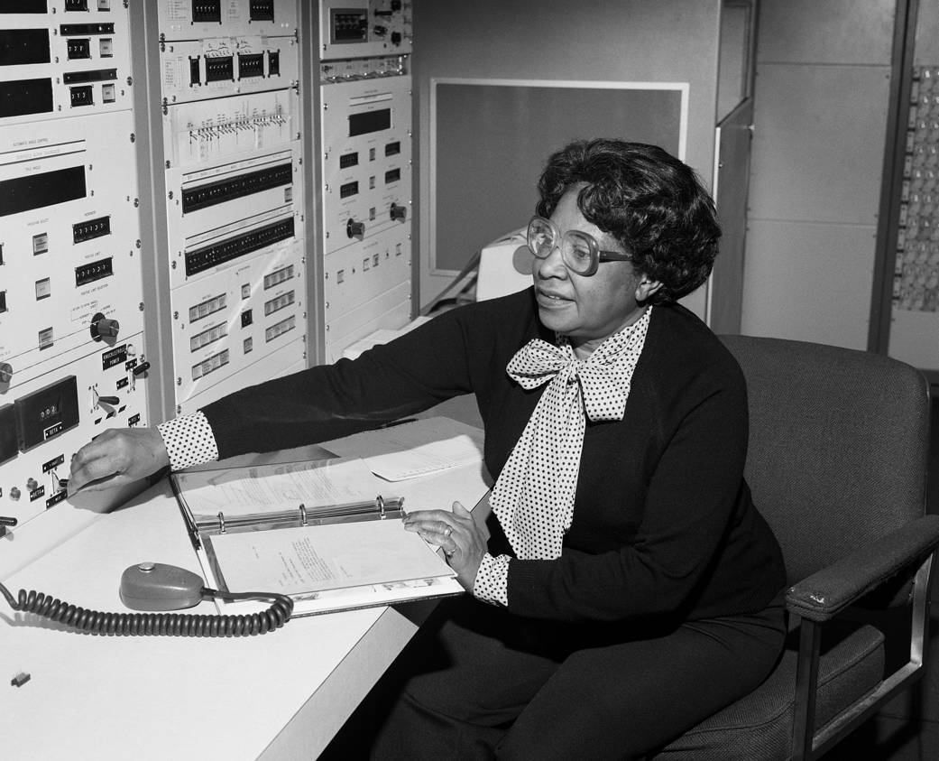 Mary Jackson at Work NASA Langley 