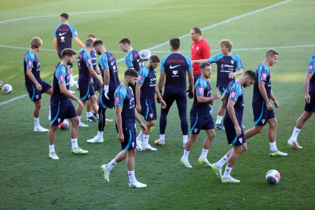 Rijeka: Trening Hrvstake nogometne reprezentacije