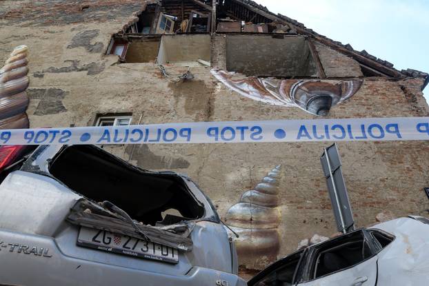 Potres koji je pogodio Zagreb uzrokovao veliku štetu u Đorđićevoj ulici