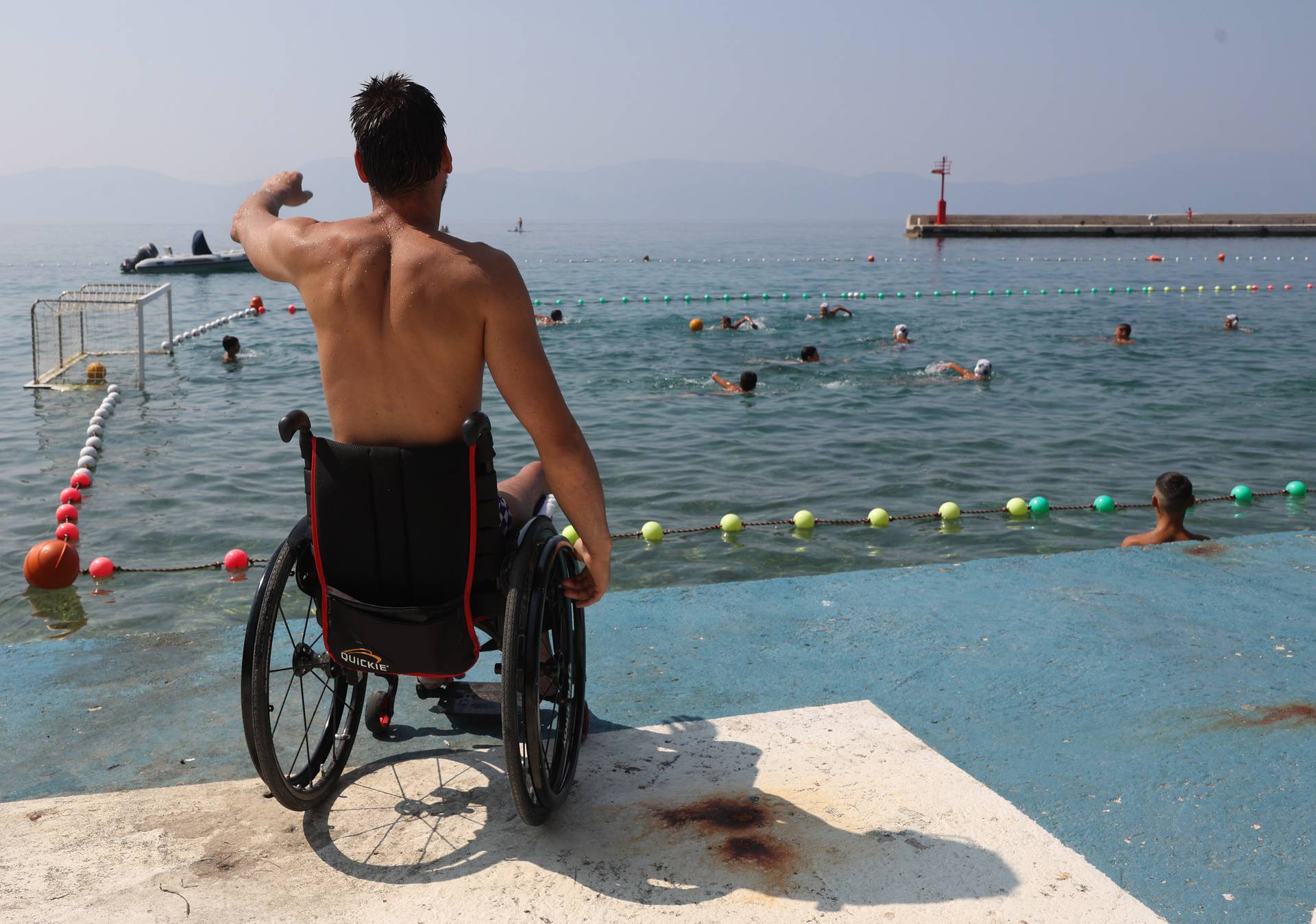 Gradac: Dino Sinovčić, plivač paraolimpijac