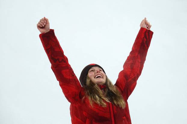 Freestyle Skiing - Women's Freeski Big Air Victory Ceremony