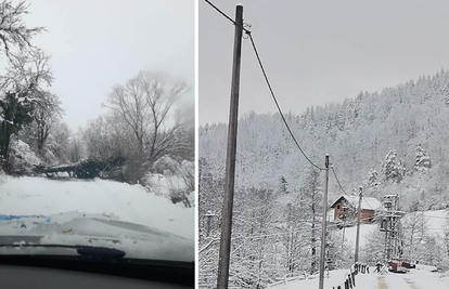 'Sela u okolici Gline ostala su bez struje zbog snijega: To je užas za ljude u kontejnerima!'