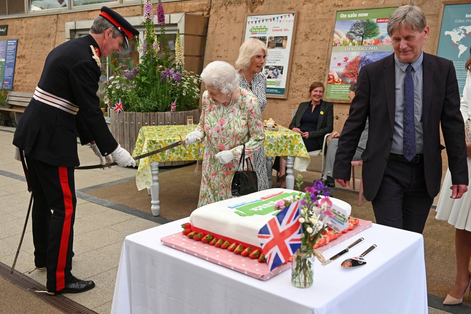 Reception at The Eden Project on the sidelines of the G7 summit in Cornwall