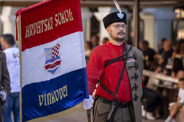 Vinkovci: Svečani mimohod sudionika 60. Vinkovačkih jeseni