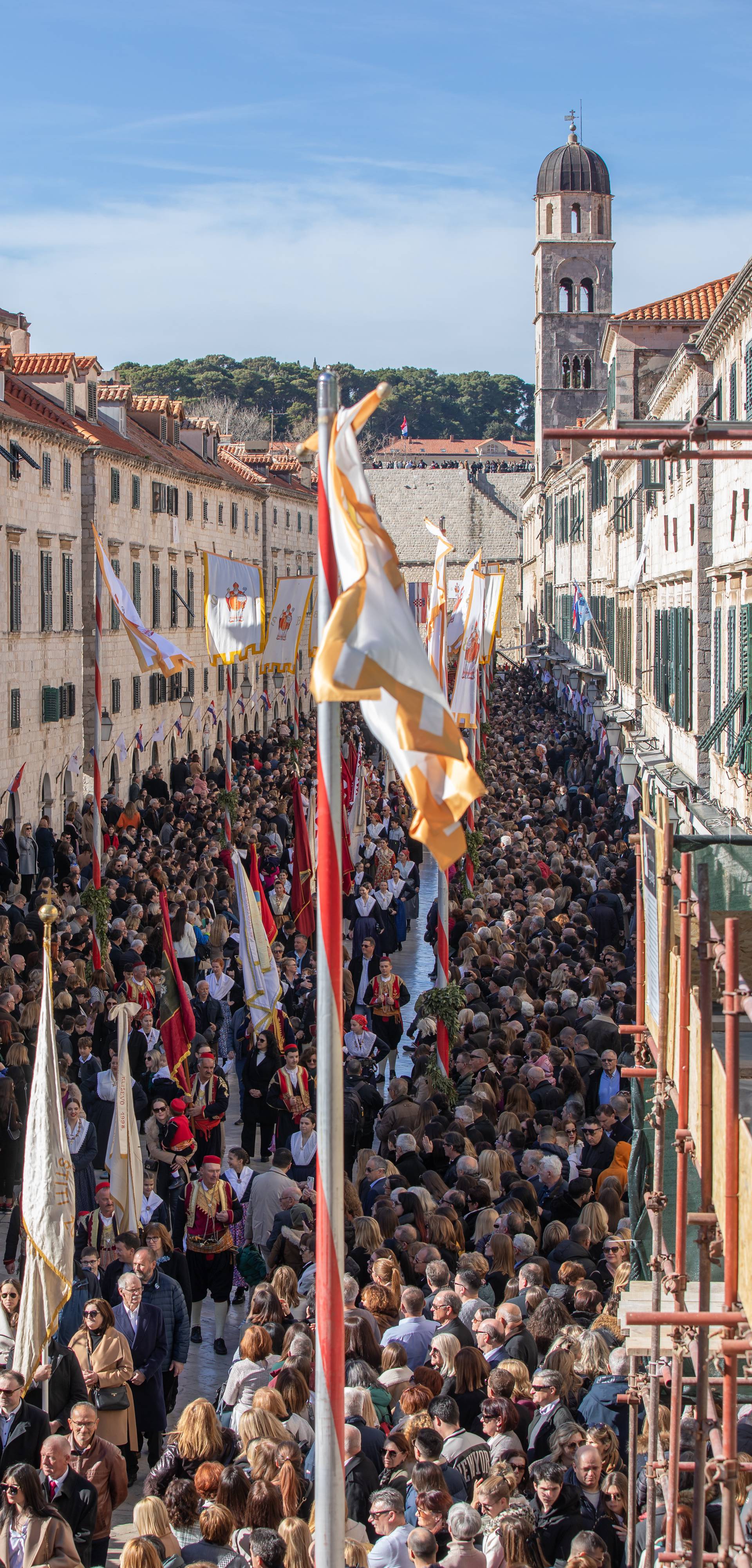 Dubrovnik: Euharistijsko slavlje pred gradskom katedralom na blagdan sv. Vlaha
