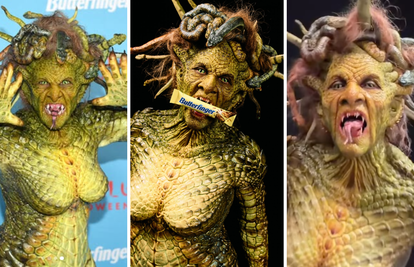 Ovo se ne viđa svaki dan! Heidi Klum uz pomoć 35 ljudi stvorila najjeziviji Halloween kostim!