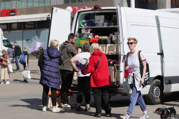 Sunčano subotnje prijepodne u Zagrebu