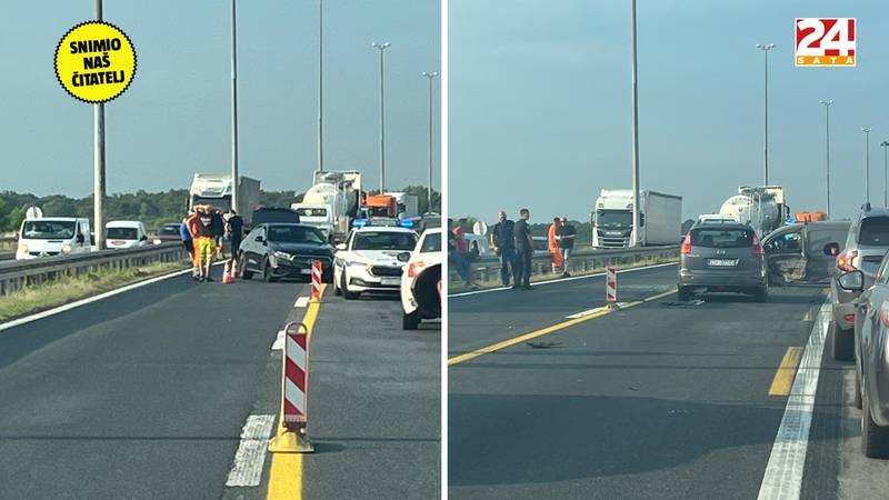 FOTO KAOS NA A4 Zbog nesreće prema Zagrebu kolona duga čak 14 km: 'Vozimo se jako sporo...'