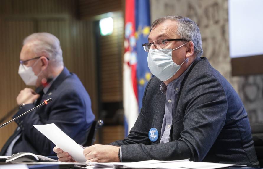 Zagreb: Nacionalni stožer za civilnu zaštitu održao konferenciju za medije