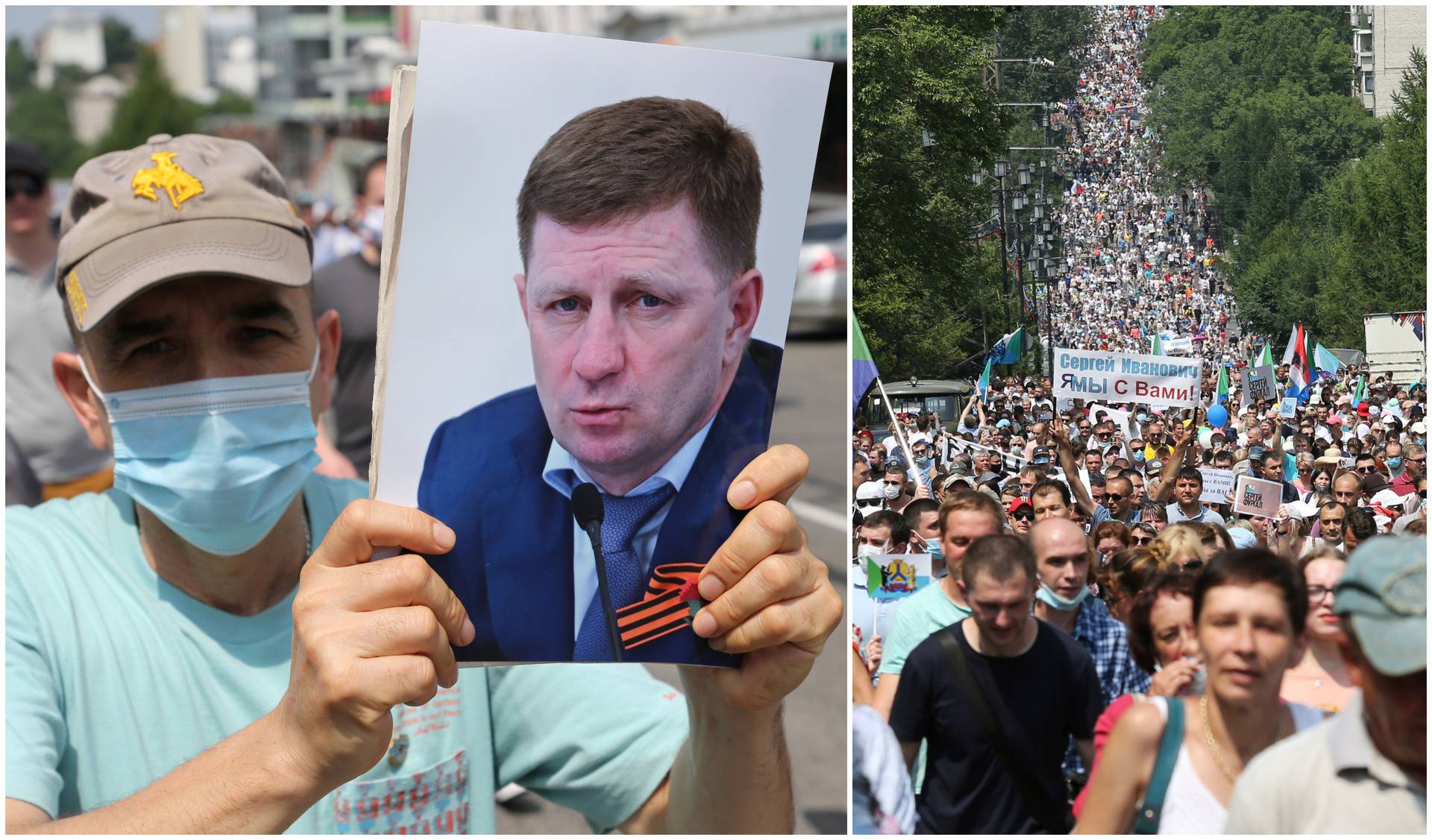 U Rusiji masovni prosvjedi zbog uhićenja popularnog guvernera: 'Mi smo ga izabrali, vratite ga!'