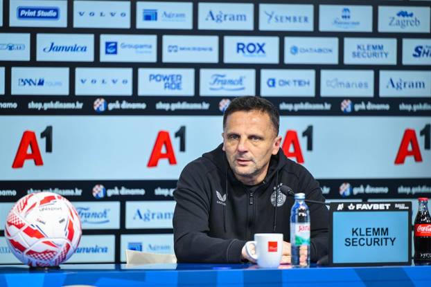 Zagreb: Konferencija za medije povodom derbi utakmice Hajduka i Dinama