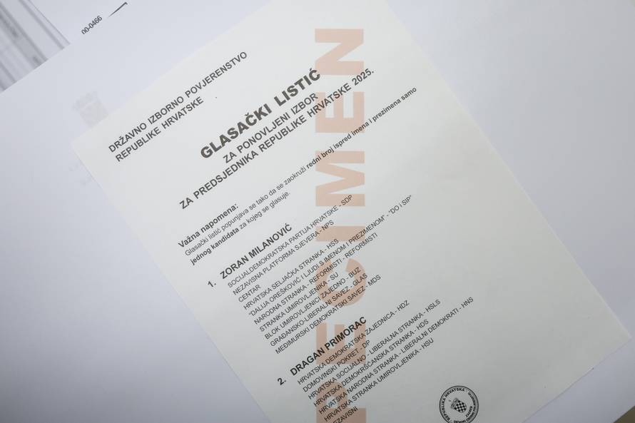 Zagreb: Tiskanje glasačkih listića za drugi krug predsjedničkih izbora