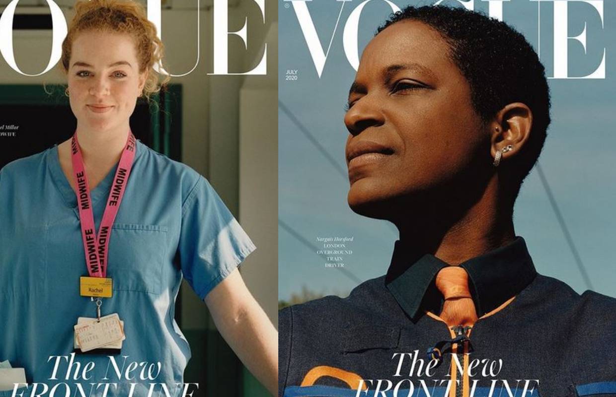 One ne rade od doma: Vogue umjesto modela na naslovnicu stavio junakinje prve linije