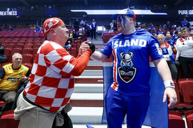 Susret Islanda i Hrvatske u drugom krugu EHF Europskog prvenstva, navijači 