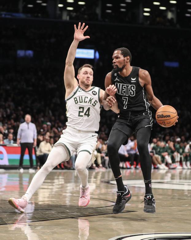 NBA: Milwaukee Bucks at Brooklyn Nets