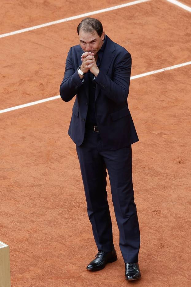 Tennis French Open 2025 Roland-Garros Ehrung Rafael Nadal