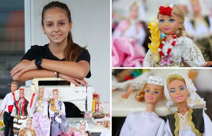 Bosanska Barbie postala pravi hit, djevojčica Esma dizajnira i šije narodne nošnje za lutke