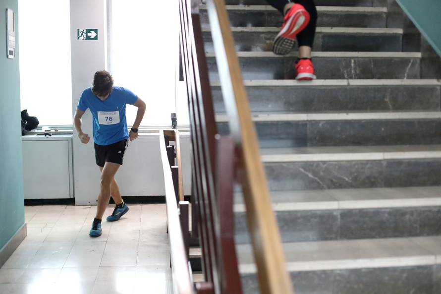 Zagreb: Utrka stepenicama na vrh ZagrepÄanke pod nazivom ZagrepÄanka 512