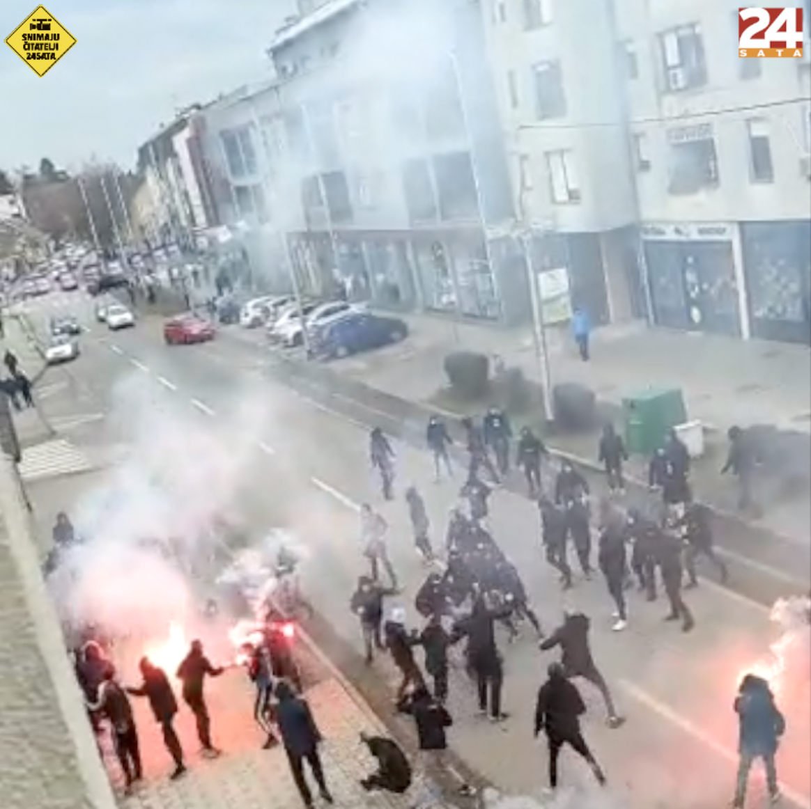 Neredi: Pogledajte nove snimke navijačkog kaosa u V. Gorici