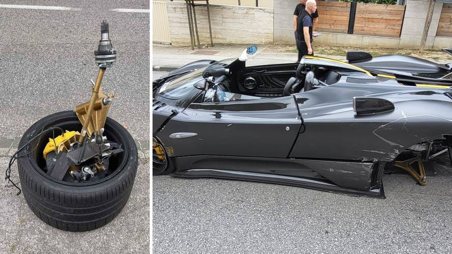 U Zagrebu uništen jedan od tri ovakva auta u svijetu, navodni kotač na oglasu. Za 2 mil. kuna!