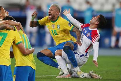 Neymar preživio 'batine', Brazil i Peru izborili su polufinale Cope