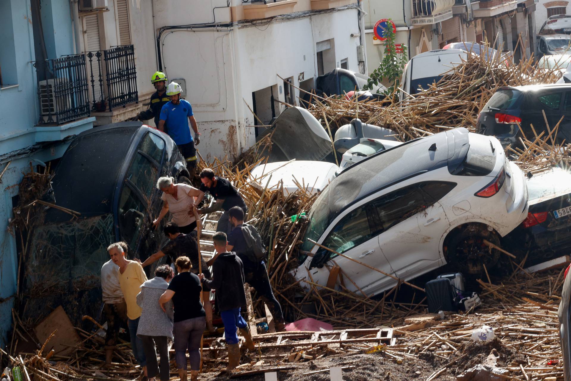 Aftermath of floods in Paiporta