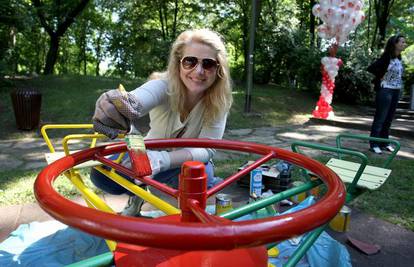 Barbara je bojila vrtuljak, a Iva Šulentić čistila park