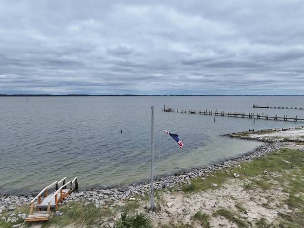 Aftermath of Hurricane Isaias, in Gulf Breeze, Florida