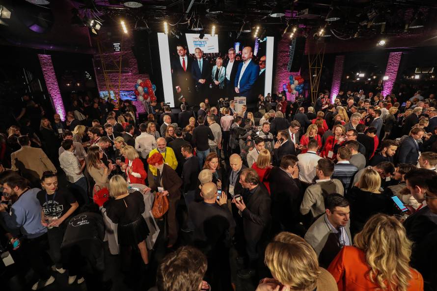 Zagreb: Izborni stožer Zorana Milanovića u drugom krugu predsjedničkih izbora