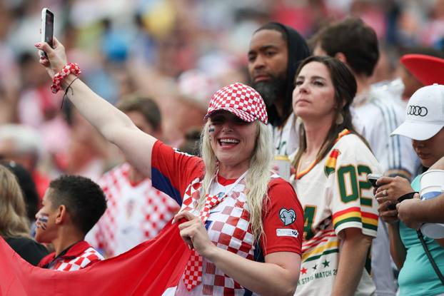 SP 2026 Philadelphia: Navijači na tribinama uoči utakmice Hrvatske i Gane