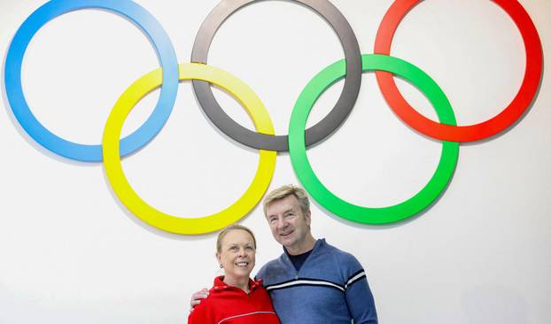 Ice dancers Torvill and Dean visit Sarajevo to mark 40th anniversary of their Olympic gold medal