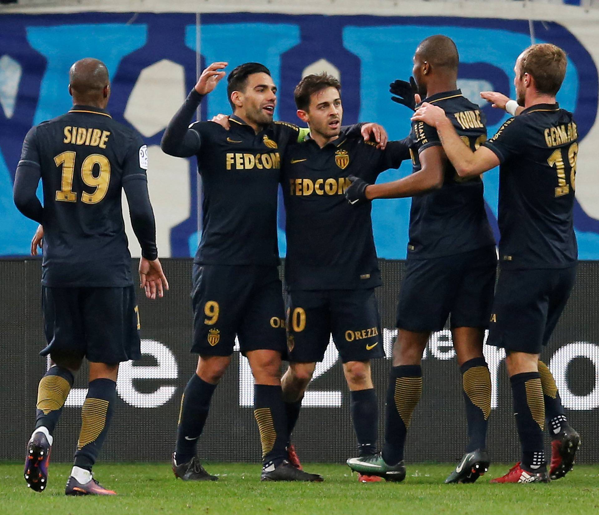 Football Soccer - Marseille v Monaco - French Ligue 1 - Orange Velodrome stadium