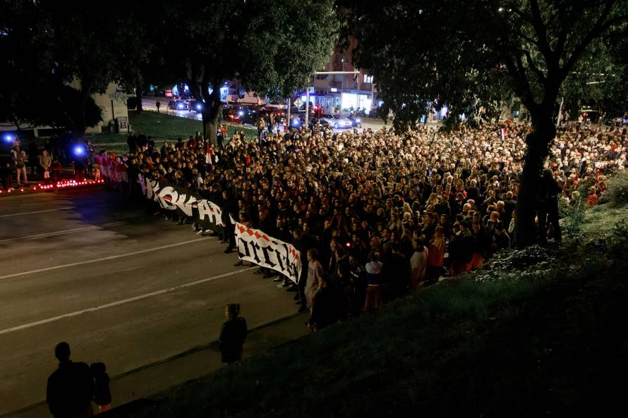 Mimohodom kroz Split odali počast vukovarskim žrtvama