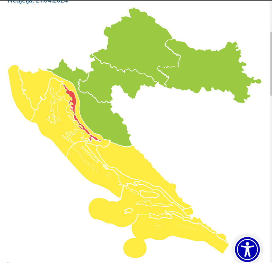 Evo kakvo nas vrijeme očekuje u nedjelju: Proljeće je pokazalo zube, na snazi je meteoalarm...