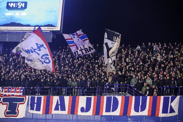 Zagreb: Torcida na utakmici Dinamo - Hajduk