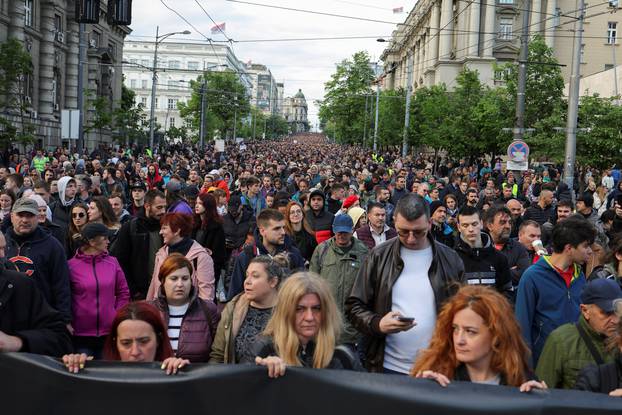 Protest "Serbia against violence" in Belgrade