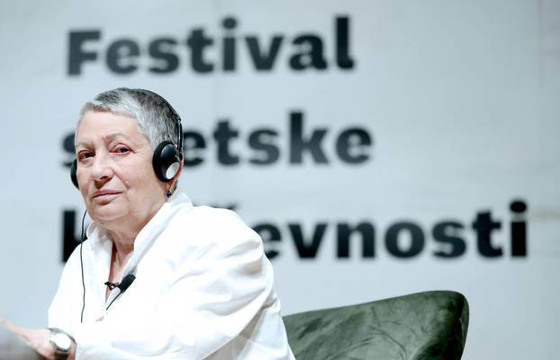 Zagreb: KnjiÅ¾evnica Ljudmila Ulicka gostovala  na Festivalu svjetske knjizevnosti