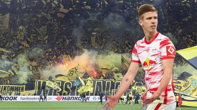 VIDEO Olmo čudesnom golčinom od prečke utišao Westfalen, Leipzig deklasirao Dortmund
