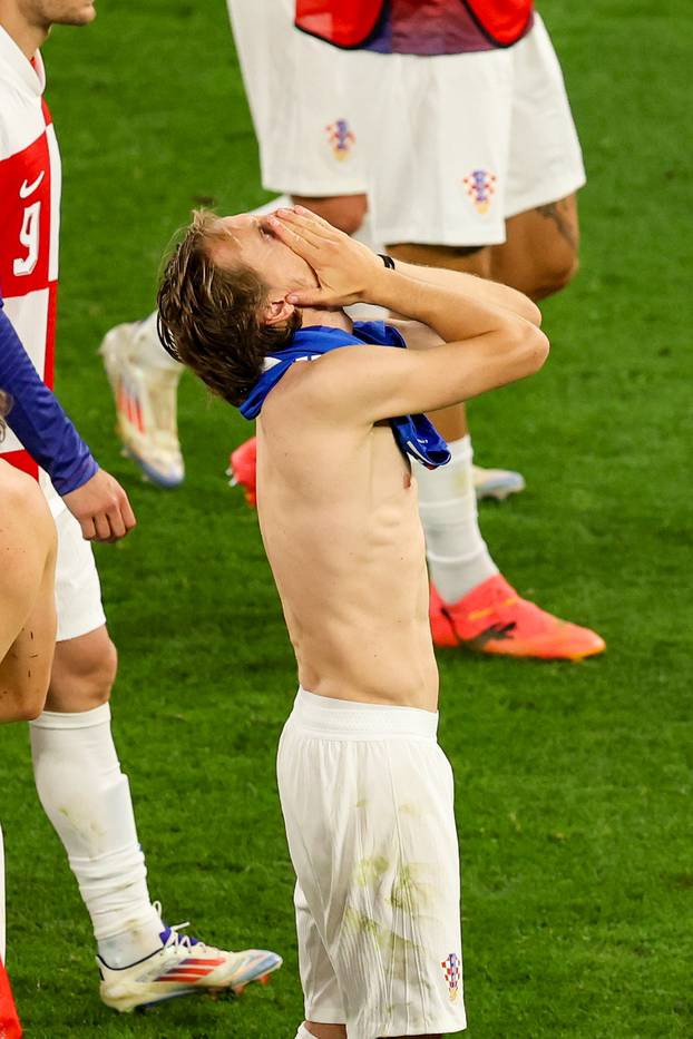 Leipzig: U posljednjem trećem kolu skupine B na EURU hrvatska nogometna reprezentacija je odigrala 1-1 protiv Italije 