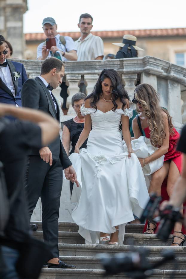 Zrinka Šahurić i Bojan Bogdanović vjenčali su se u Dubrovniku 