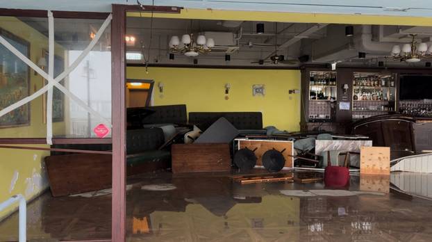 Aftermath of Super Typhoon Ragasa in Hong Kong