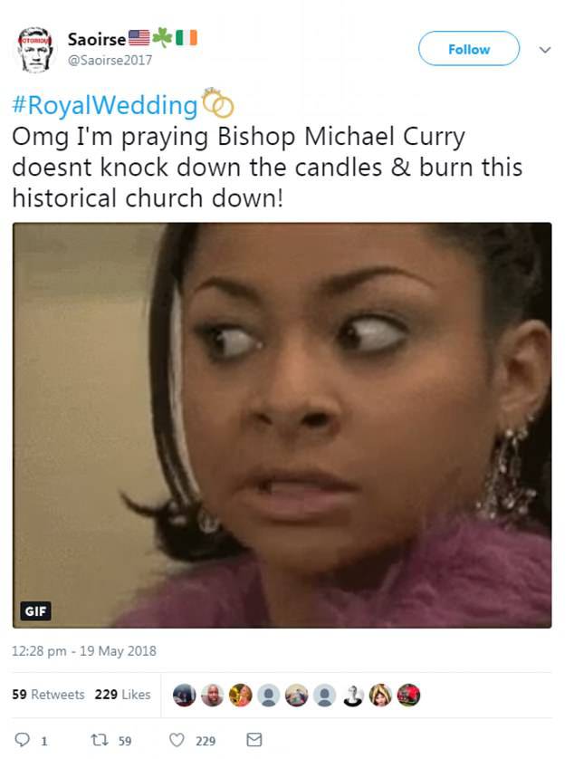 Šokirao i nasmijao: Biskup Curry bio je zvijezda vjenčanja