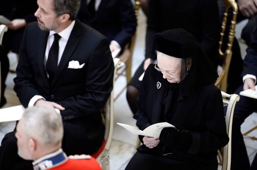 Prince Henrik's funeral in Copenhagen