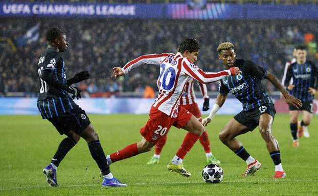 UEFA Champions League - Play Off - First Leg - Club Brugge v Atletico Madrid